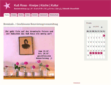 Tablet Screenshot of kuss-rosa.de